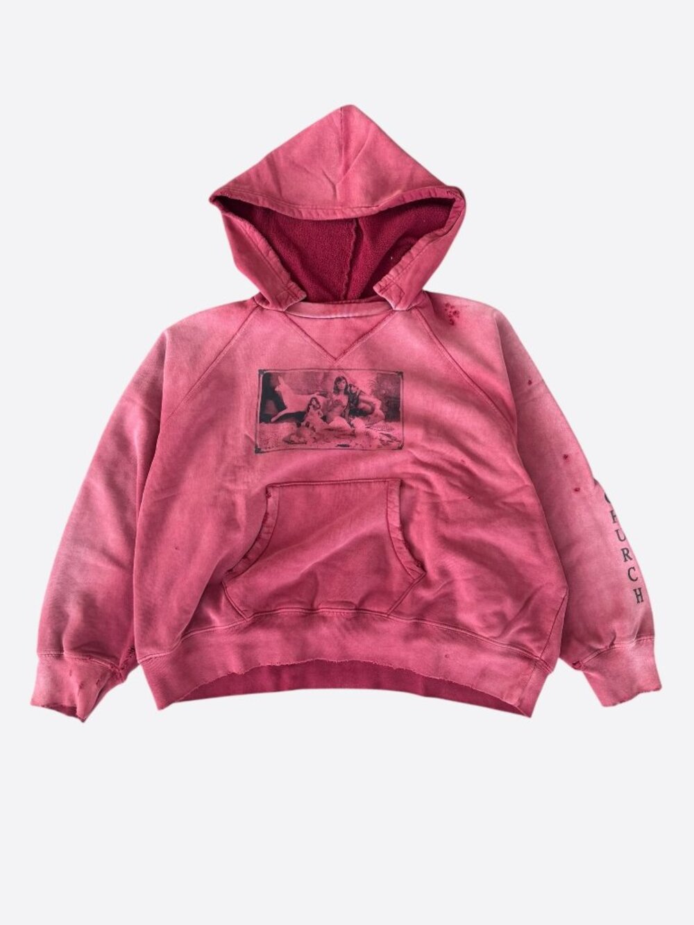 Enfants Riches Deprimes Red & Black Oklahoma City Church Graphic Hoodie